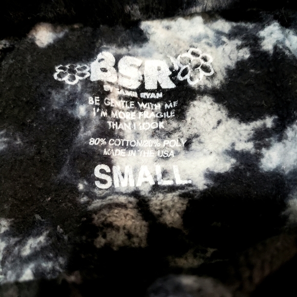 2 Pair BSR By Samii Ryan Jogger Sweat Pant Womens S Tie Dye Rainbow Stars Fleece - Picture 8 of 11